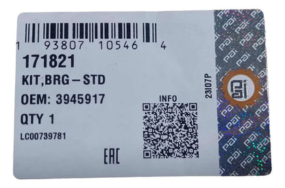 Juego de Metales de Bancada PAI 171821 STD